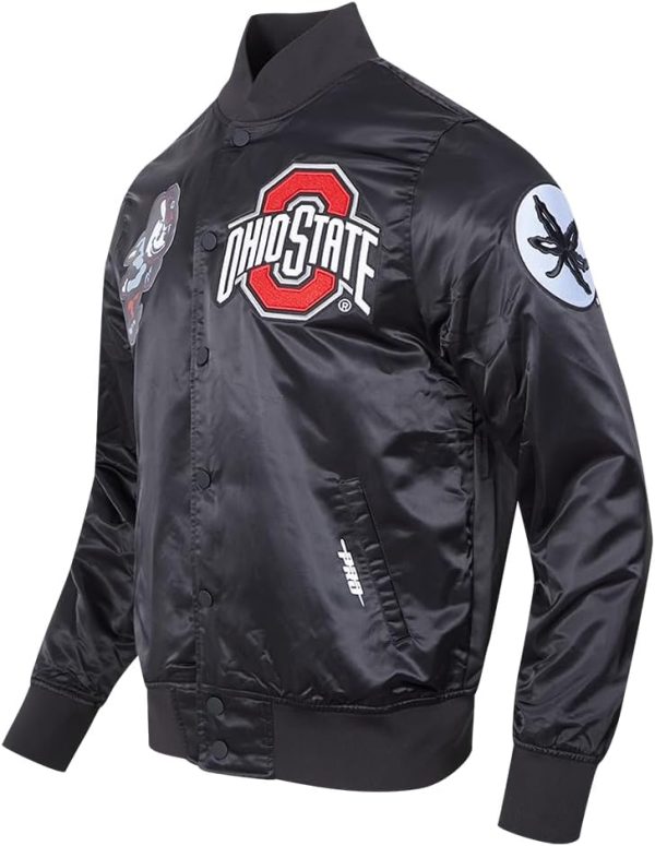 Men's College Classic Chenille Satin Jacket - Image 10