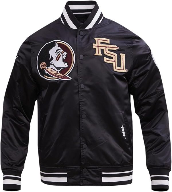 Men's College Classic Chenille Satin Jacket - Image 15
