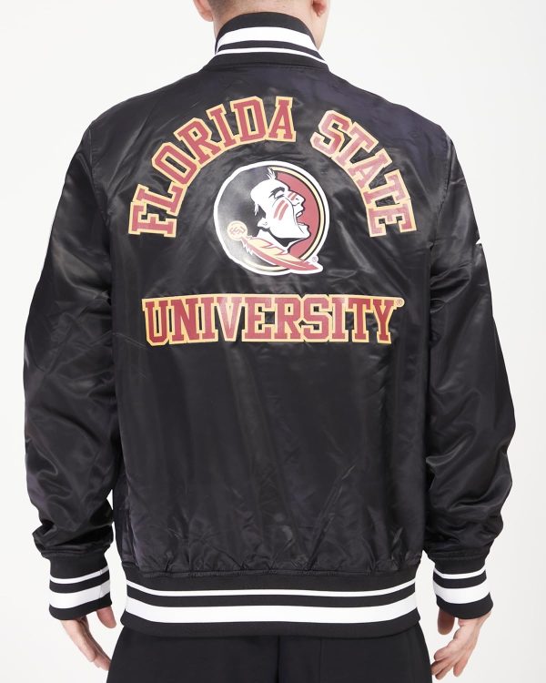 Men's College Classic Chenille Satin Jacket - Image 17