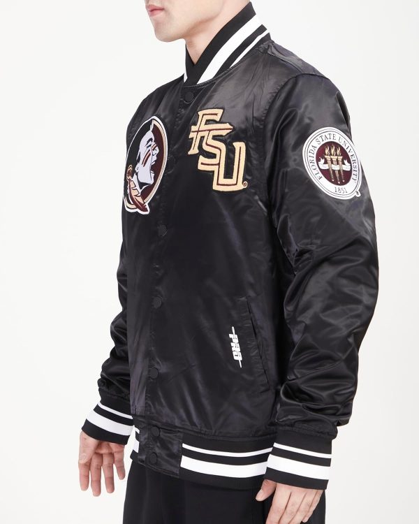 Men's College Classic Chenille Satin Jacket - Image 18
