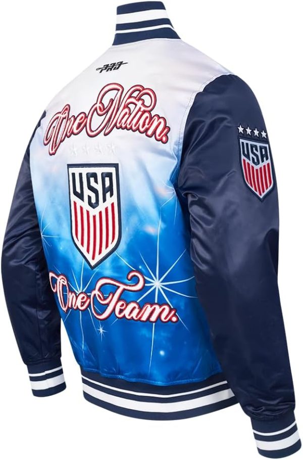 Men's Ussf Sublimated Satin Jacket - Image 4