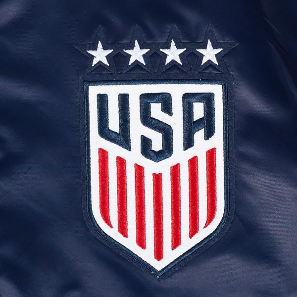 Men's Ussf Sublimated Satin Jacket - Image 5