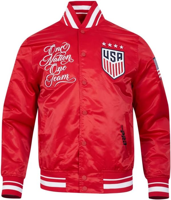 Men's Ussf Sublimated Satin Jacket - Image 8