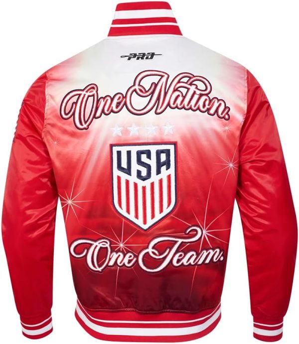 Men's Ussf Sublimated Satin Jacket - Image 9