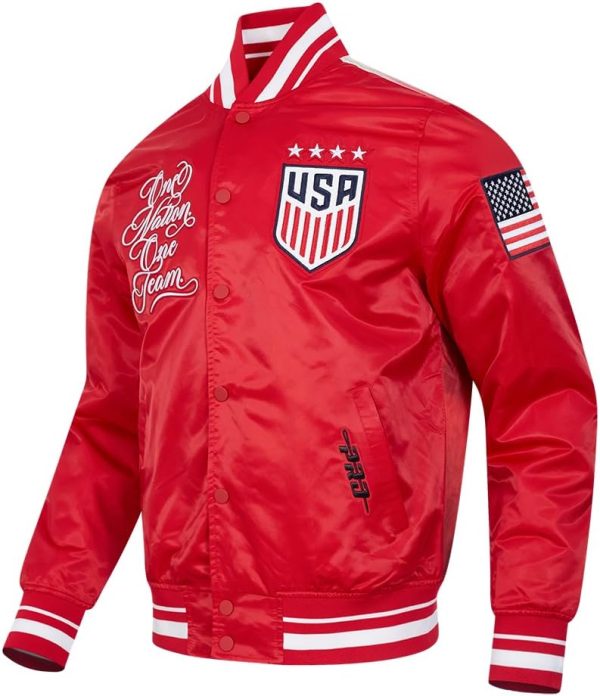 Men's Ussf Sublimated Satin Jacket - Image 10