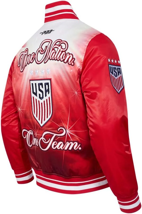 Men's Ussf Sublimated Satin Jacket - Image 11