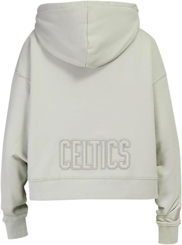 Womens NBA Neutral Cropped Pullover Hoodie - Image 10