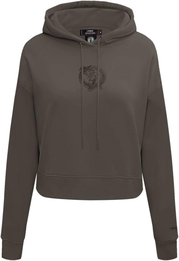 Womens NBA Neutral Cropped Pullover Hoodie - Image 21