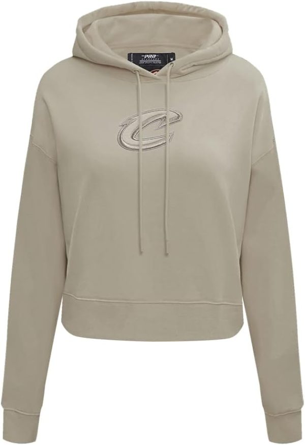 Womens NBA Neutral Cropped Pullover Hoodie - Image 25