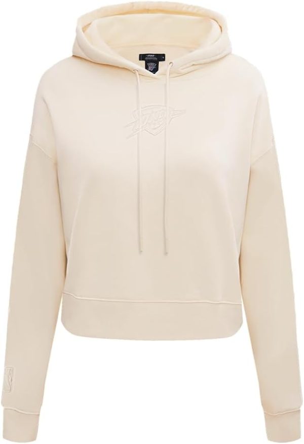 Womens NBA Neutral Cropped Pullover Hoodie - Image 41