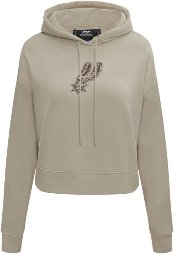 Womens NBA Neutral Cropped Pullover Hoodie - Image 53