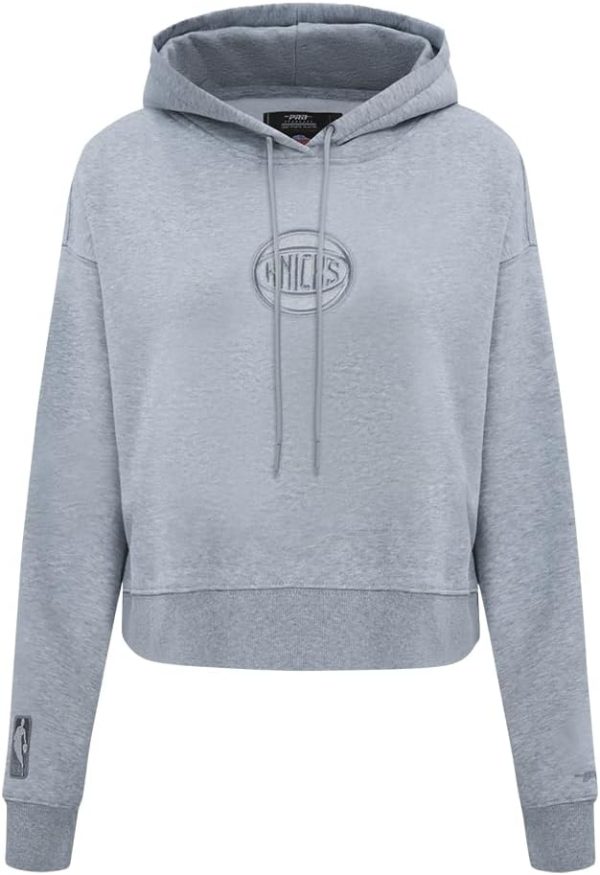 Womens NBA Neutral Cropped Pullover Hoodie - Image 65