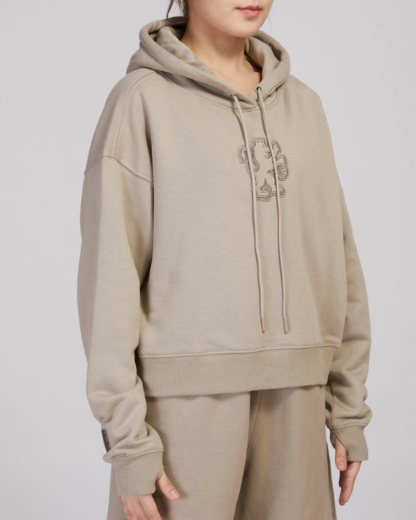 Womens NBA Neutral Cropped Pullover Hoodie - Image 122