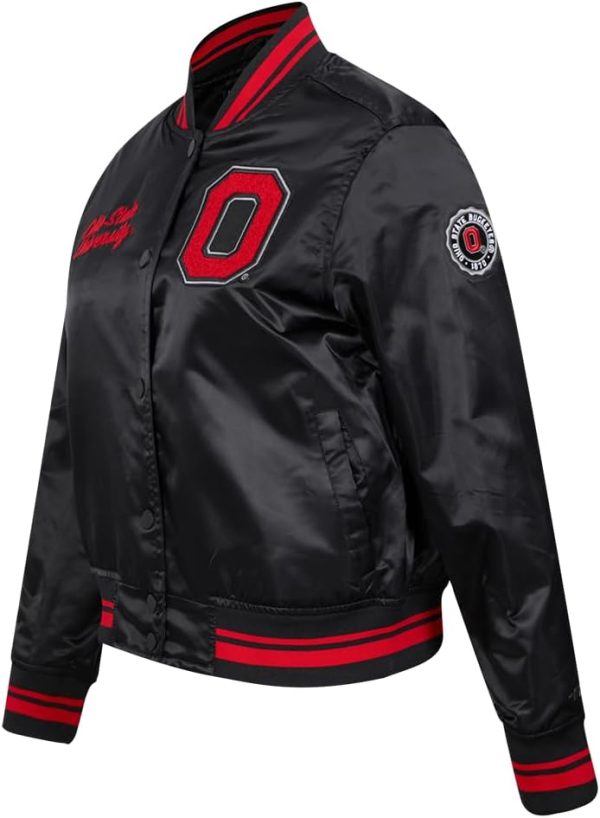 Womens College Classic Essentials Satin Jacket - Image 3