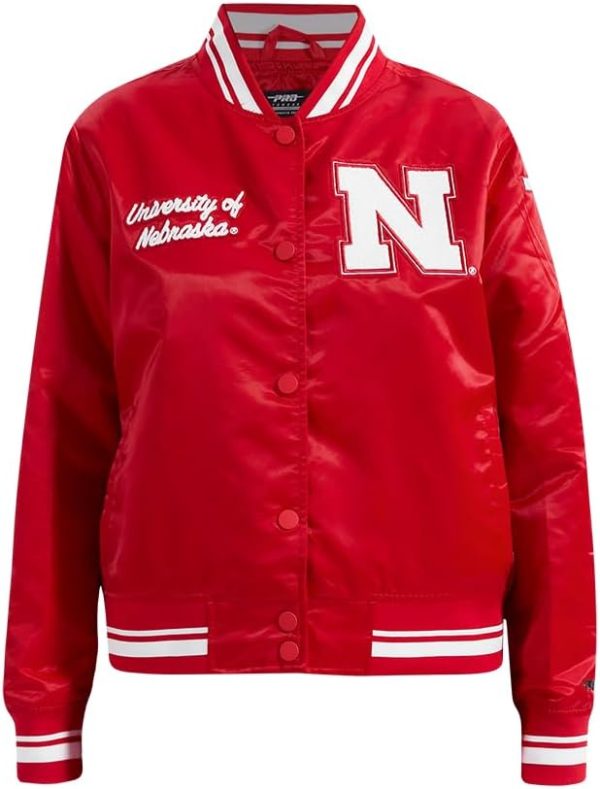 Womens College Classic Essentials Satin Jacket - Image 8