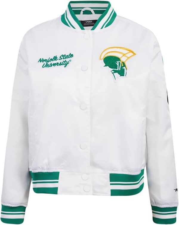 Womens College Classic Essentials Satin Jacket - Image 16