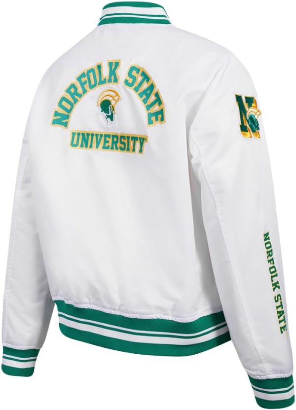 Womens College Classic Essentials Satin Jacket - Image 17