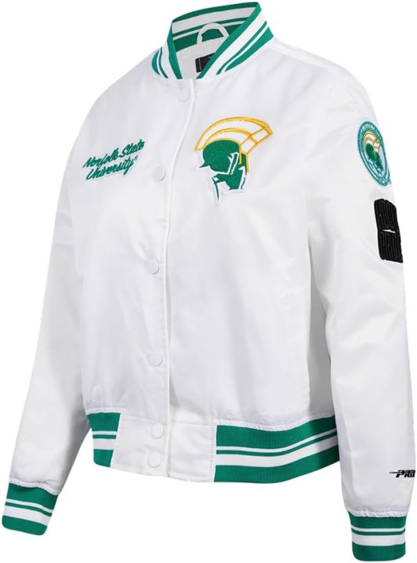 Womens College Classic Essentials Satin Jacket - Image 18
