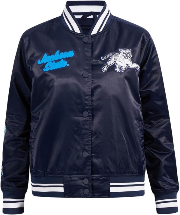 Womens College Classic Essentials Satin Jacket - Image 23