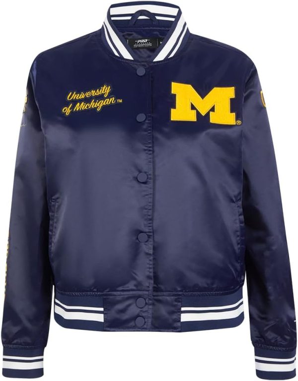 Womens College Classic Essentials Satin Jacket - Image 27