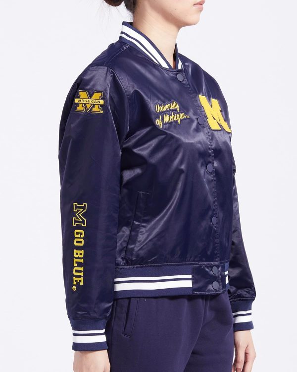 Womens College Classic Essentials Satin Jacket - Image 28