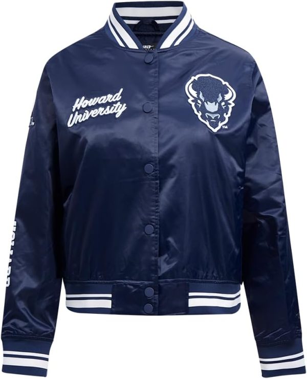 Womens College Classic Essentials Satin Jacket - Image 34