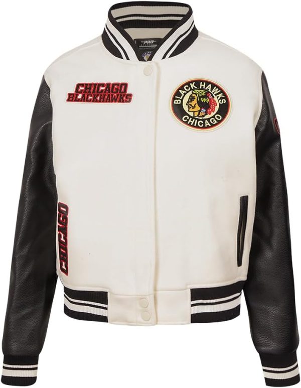 Womens NHL Retro Classics Varsity Jacket - Image 2