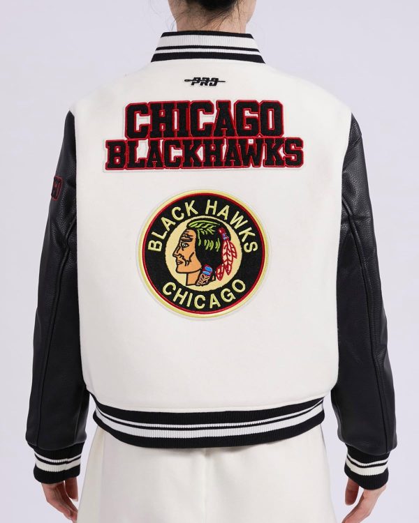 Womens NHL Retro Classics Varsity Jacket - Image 3