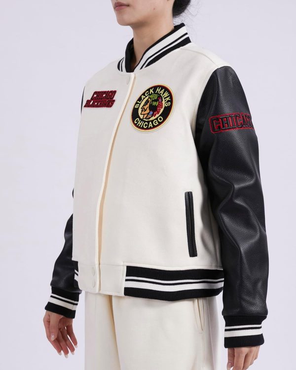 Womens NHL Retro Classics Varsity Jacket - Image 4