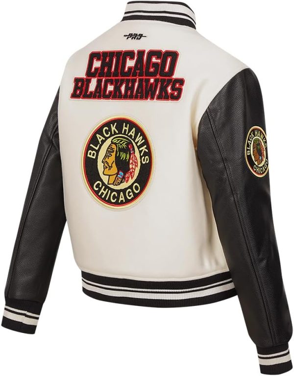 Womens NHL Retro Classics Varsity Jacket - Image 5