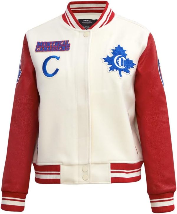 Womens NHL Retro Classics Varsity Jacket - Image 9