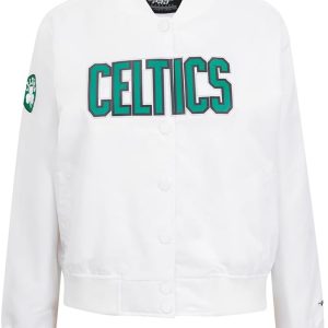 Womens NBA Classic Chenille Satin Jacket