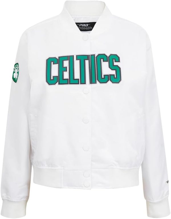 Womens NBA Classic Chenille Satin Jacket