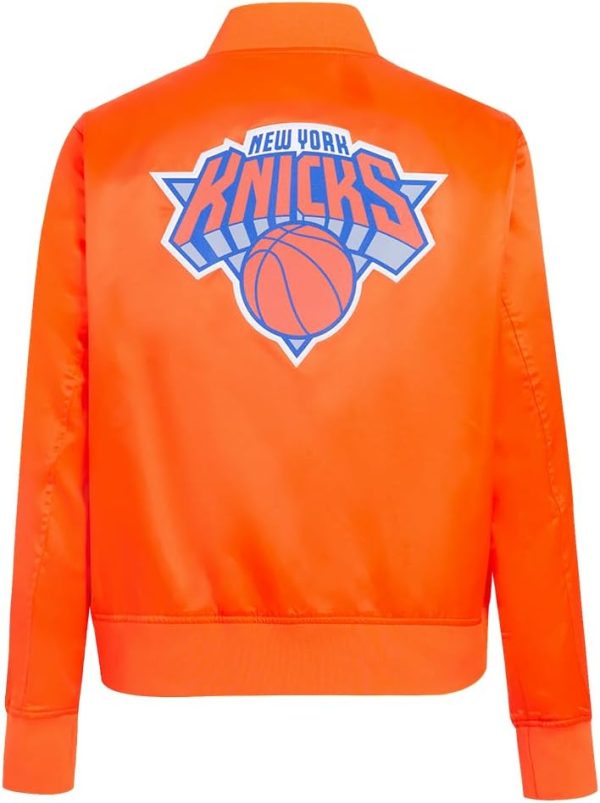 Womens NBA Classic Chenille Satin Jacket - Image 10