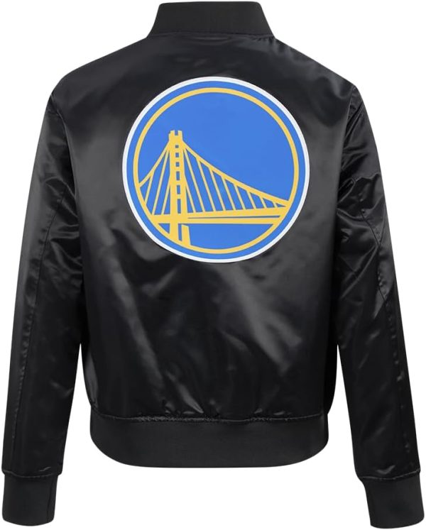 Womens NBA Classic Chenille Satin Jacket - Image 13