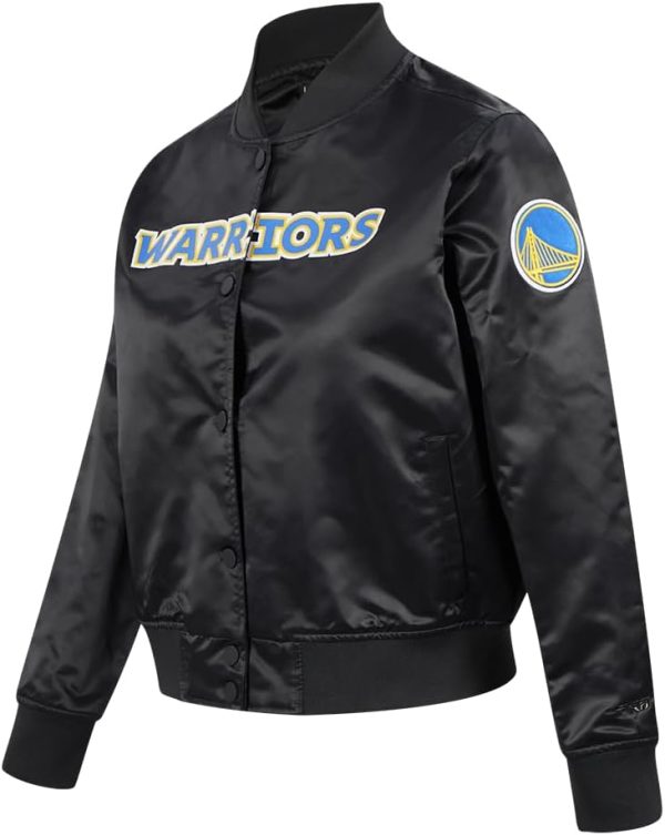 Womens NBA Classic Chenille Satin Jacket - Image 14