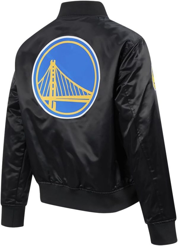Womens NBA Classic Chenille Satin Jacket - Image 15