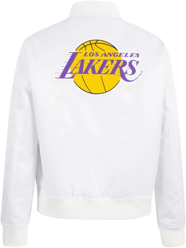 Womens NBA Classic Chenille Satin Jacket - Image 27