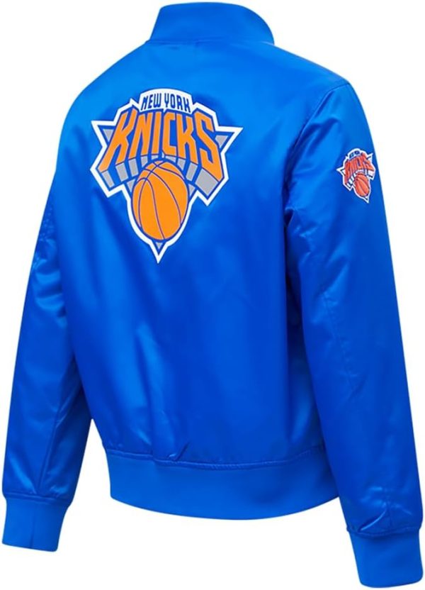 Womens NBA Classic Chenille Satin Jacket - Image 34