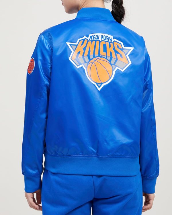 Womens NBA Classic Chenille Satin Jacket - Image 35