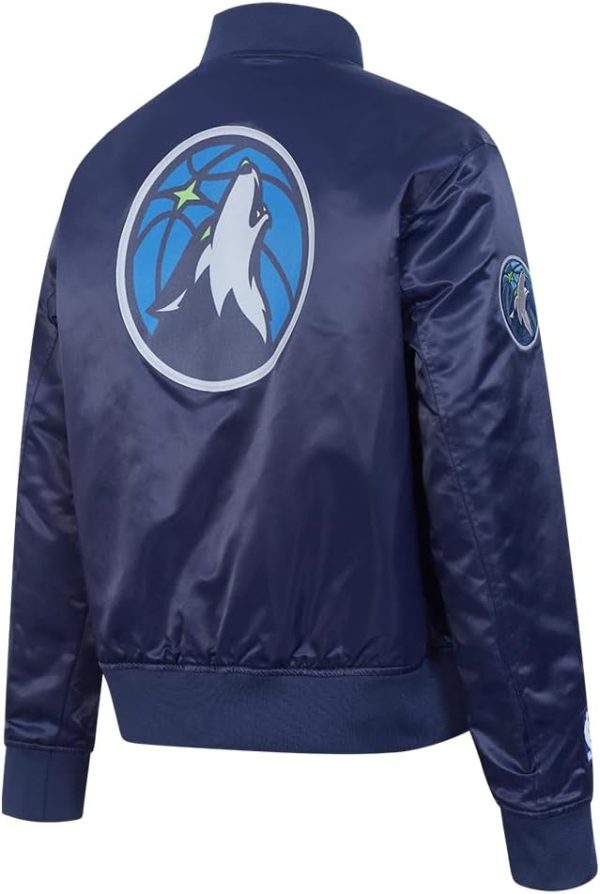 Womens NBA Classic Chenille Satin Jacket - Image 43