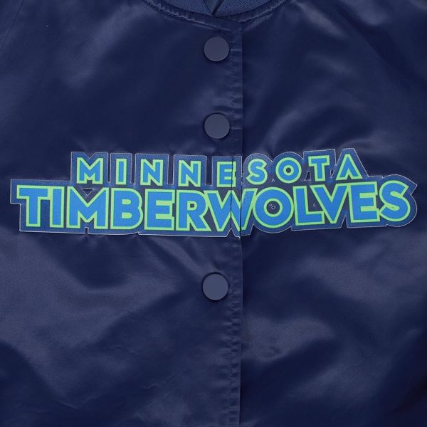 Womens NBA Classic Chenille Satin Jacket - Image 44