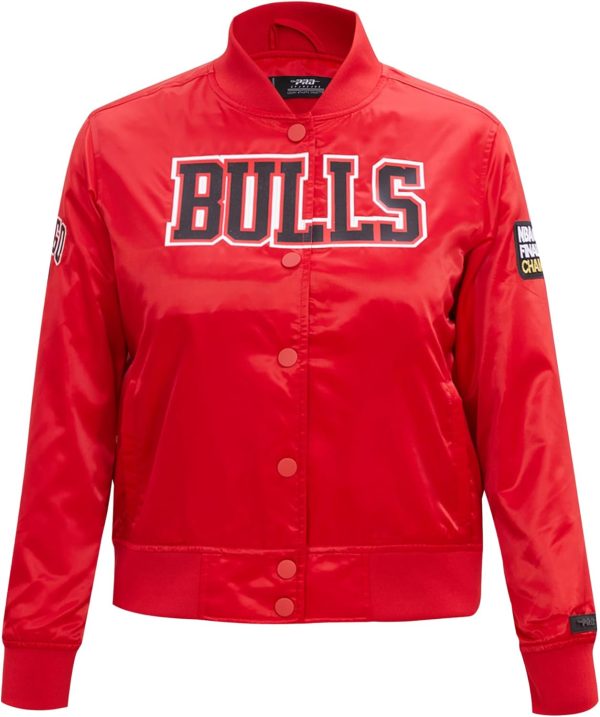 Womens NBA Classic Chenille Satin Jacket - Image 61