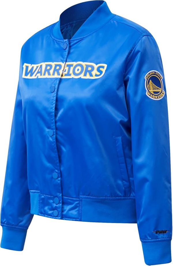 Womens NBA Classic Chenille Satin Jacket - Image 70