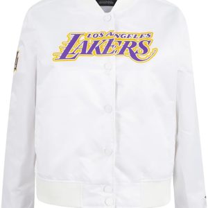 Womens NBA Classic Chenille Satin Jacket