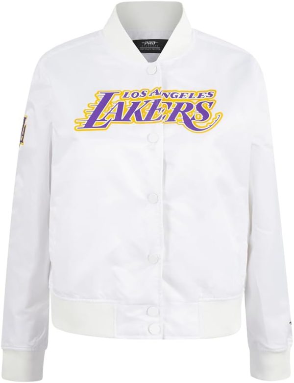 Womens NBA Classic Chenille Satin Jacket