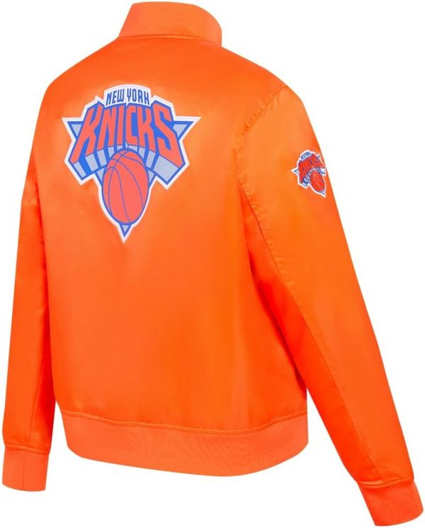 Womens NBA Classic Chenille Satin Jacket - Image 11