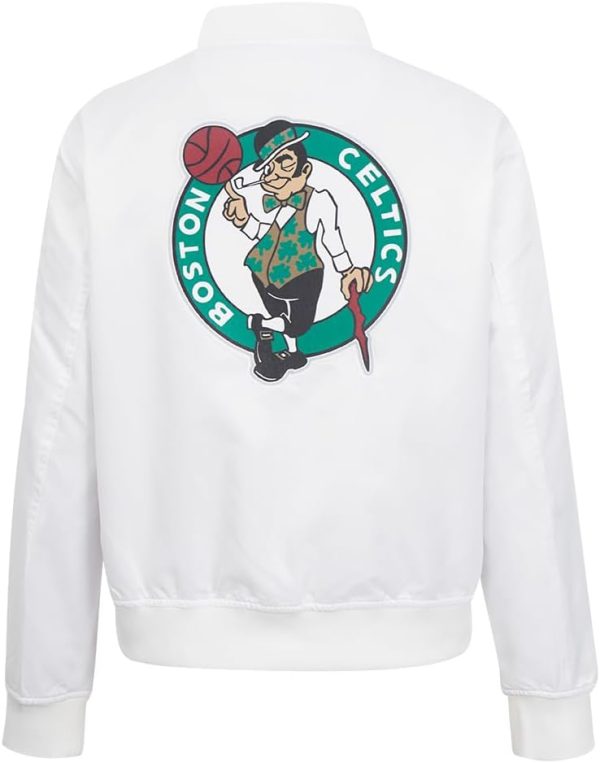 Womens NBA Classic Chenille Satin Jacket - Image 13