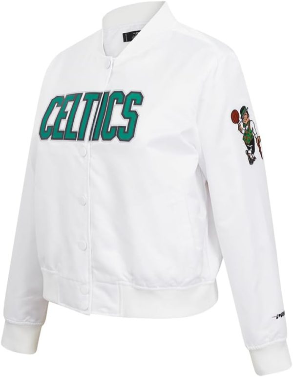 Womens NBA Classic Chenille Satin Jacket - Image 14