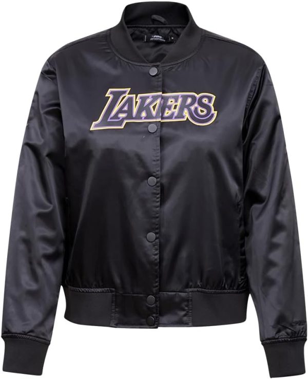 Womens NBA Classic Chenille Satin Jacket - Image 26